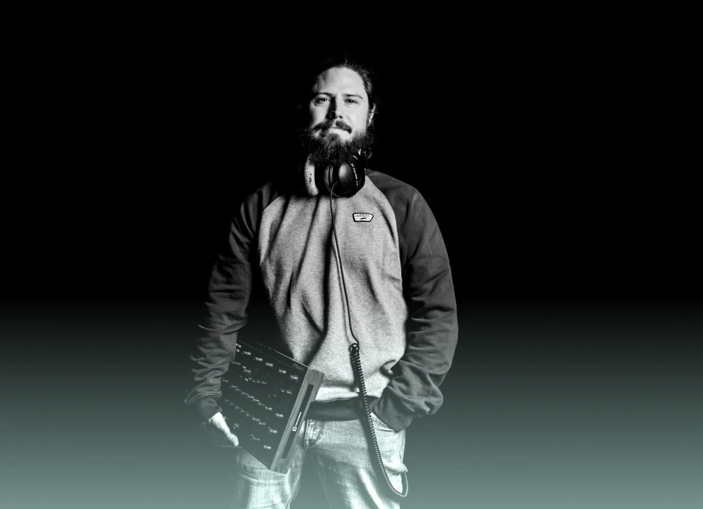 Tobe Brann in the studio